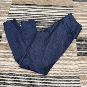 Outdoor Voices Women's TechSweat 7/8 Two Tone Leggings Nylon Blend Blue Size M